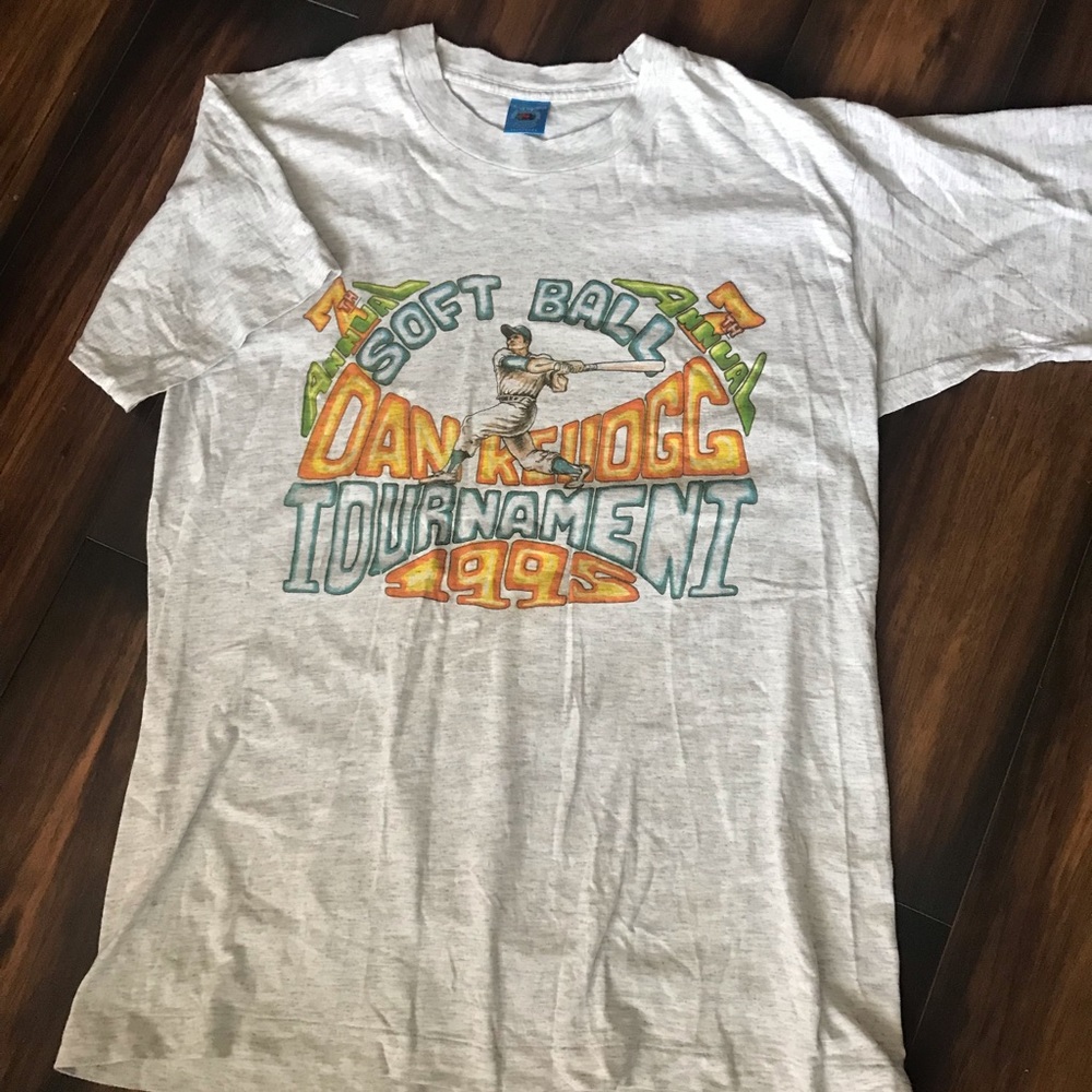 Vintage Softball tournament tee